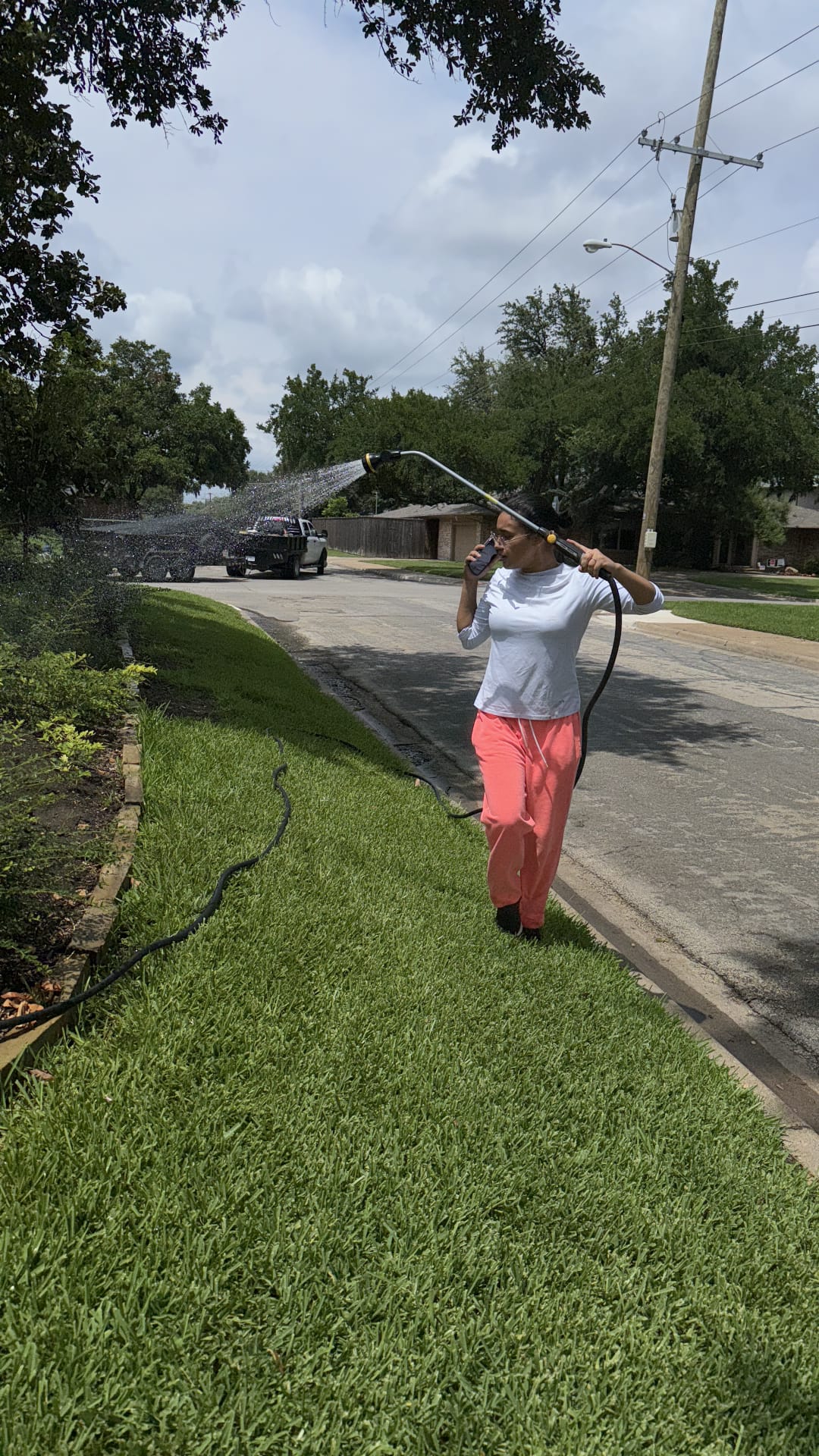Sprinkler irrigation system installation and lawn watering in Plano TX